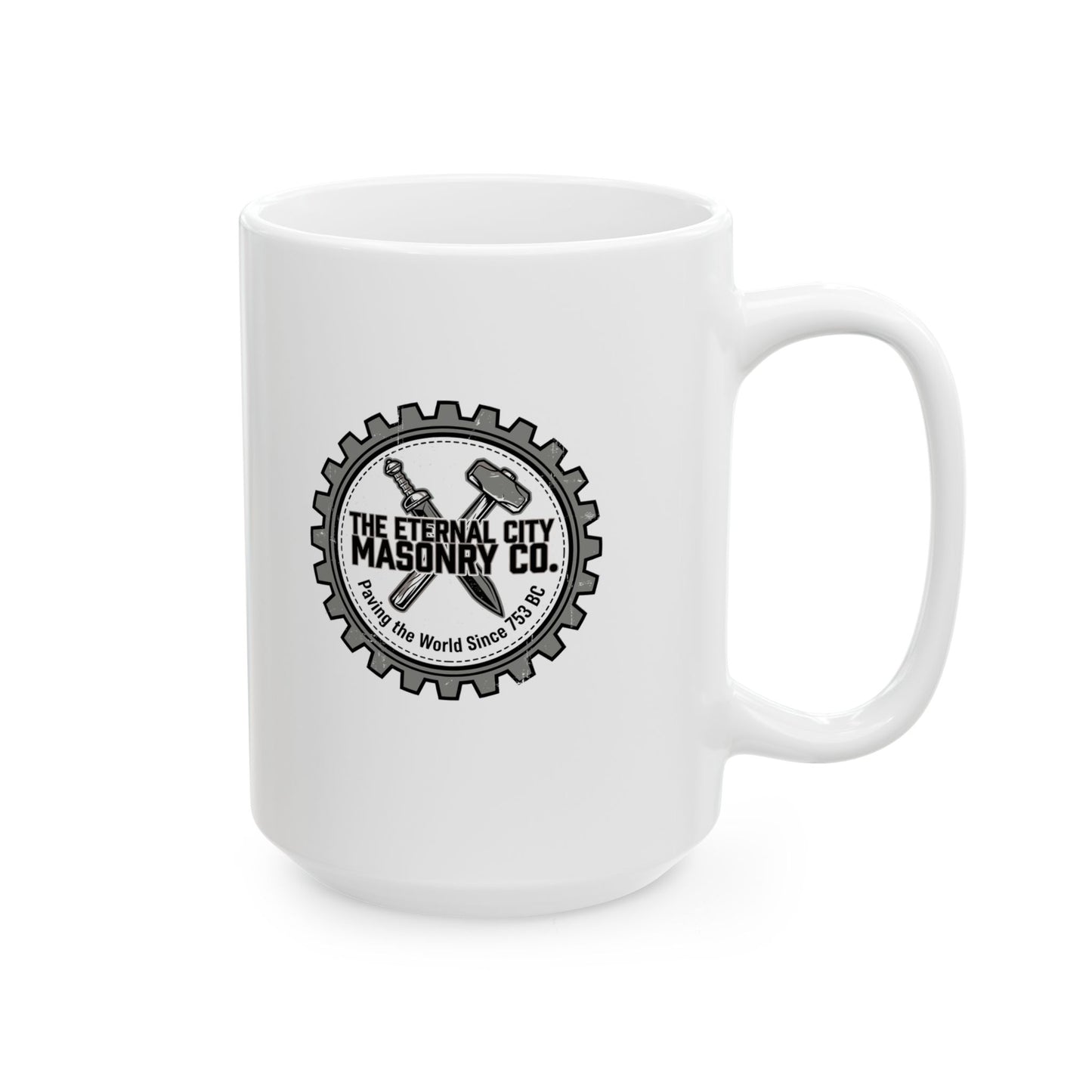 Eternal City Masonry Ceramic Mug, (11oz, 15oz)