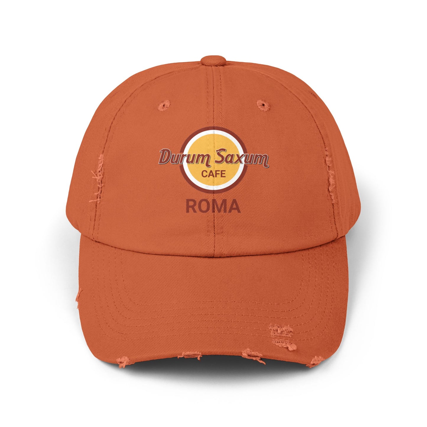 Hard Rock Cafe Roma in Latin  Unisex Distressed Cap