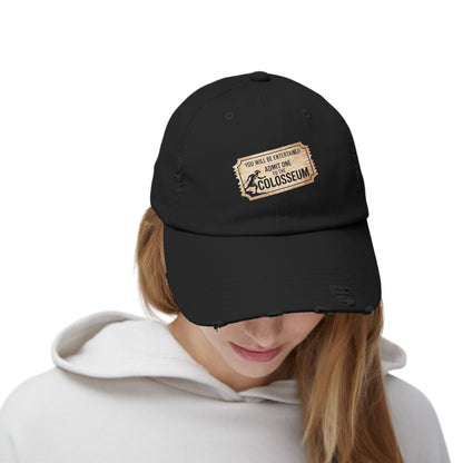 Colosseum Ticket Unisex Distressed Cap