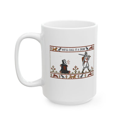 Black Knight Holy Grail Quote Ceramic Mug, (11oz, 15oz)