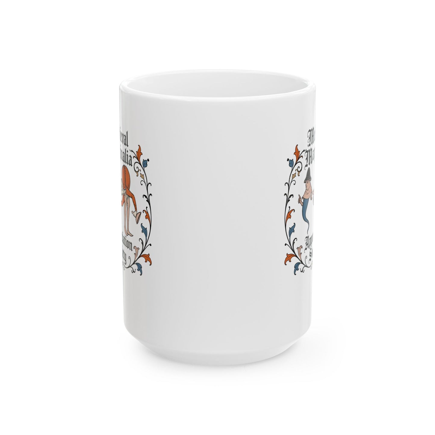 Medieval Marginalia Appreciation Society Men Ceramic Mug, (11oz, 15oz)