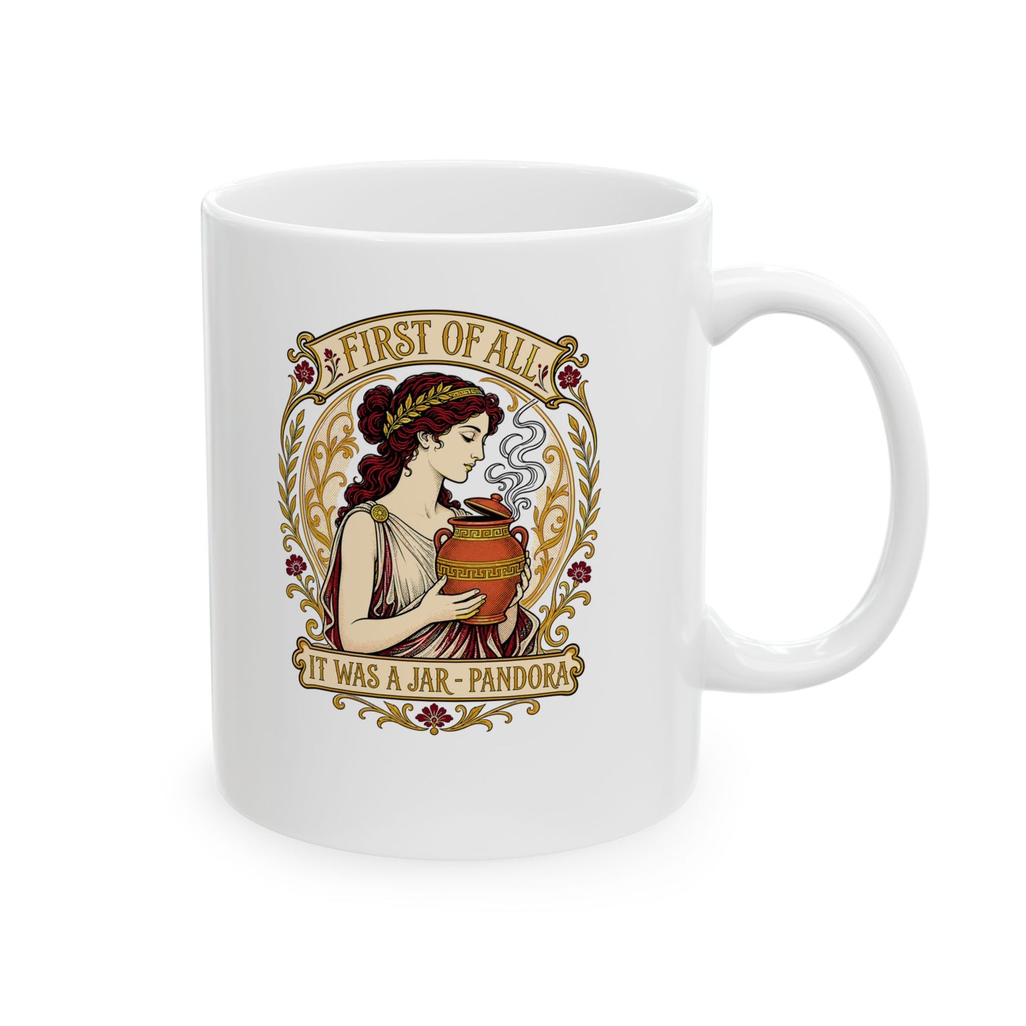 It Was a Jar Pandora Ceramic Mug, (11oz, 15oz)