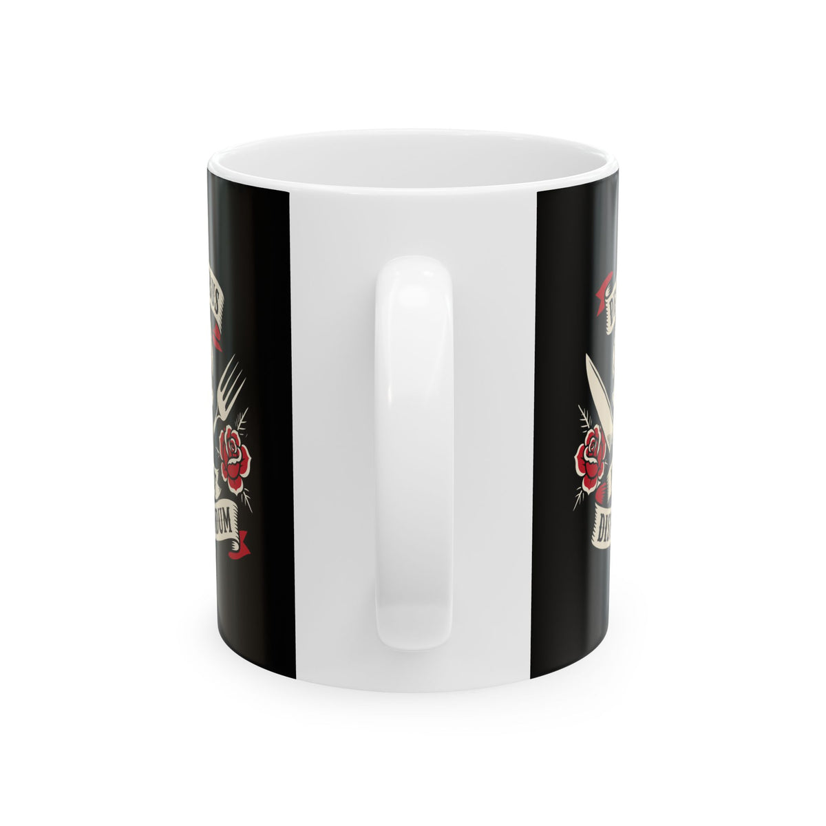 De Gustibus Non Est Disputandum Matters of Taste Tattoo Ceramic Mug, (11oz, 15oz)