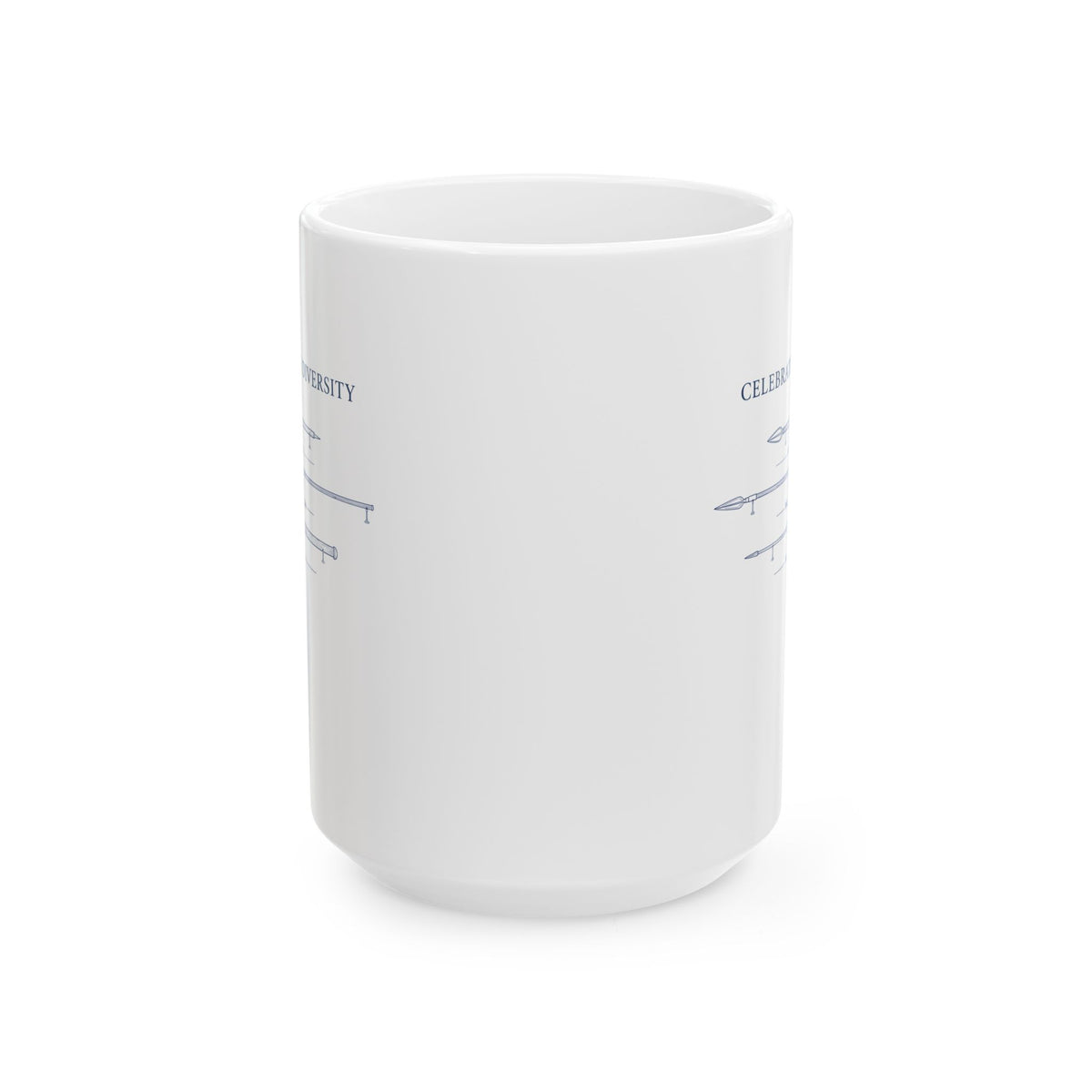 Celebrate Diversity Roman Greek Macedonian Spears Ceramic Mug, (11oz, 15oz)