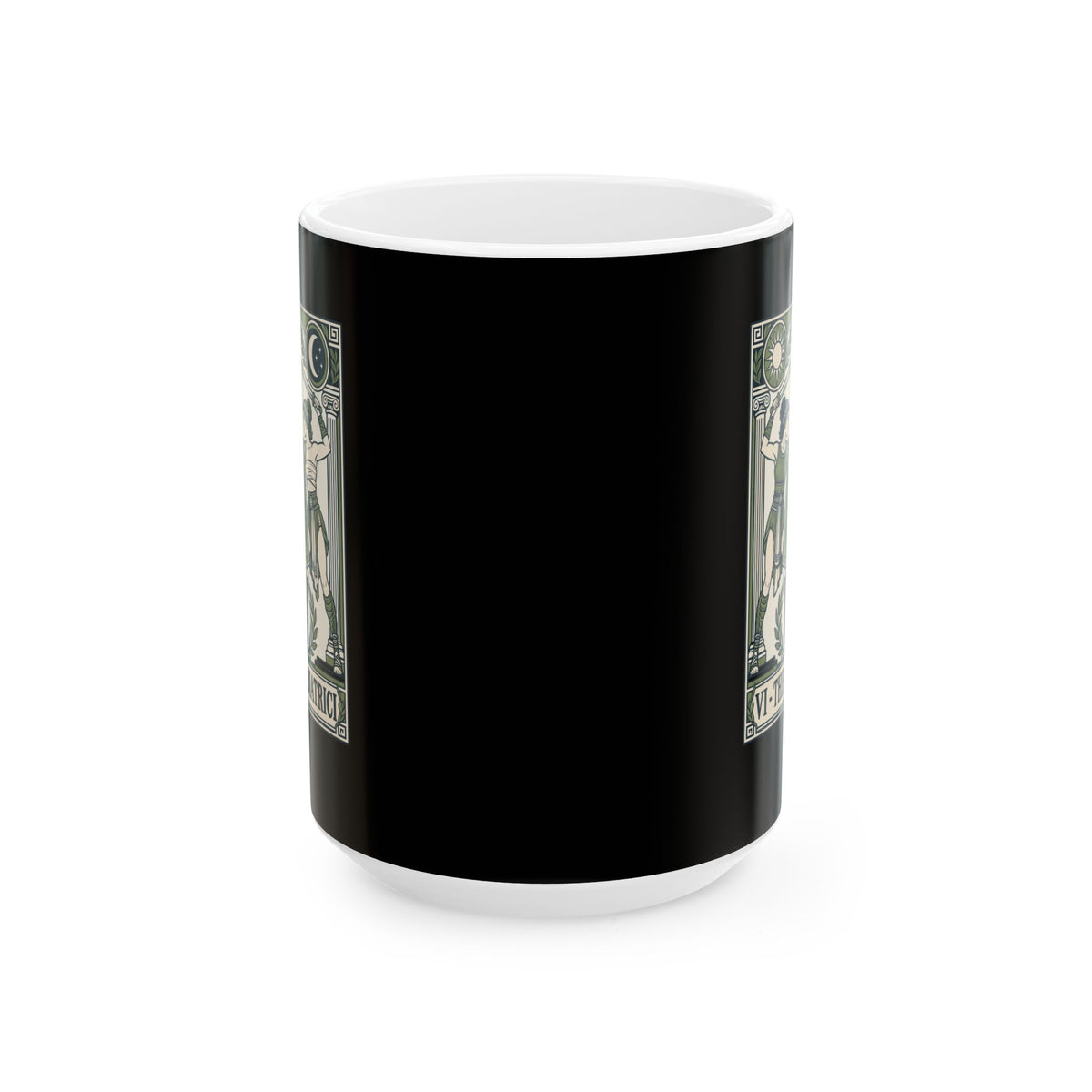 The Gladiatrici Tarot Ceramic Mug, (11oz, 15oz)