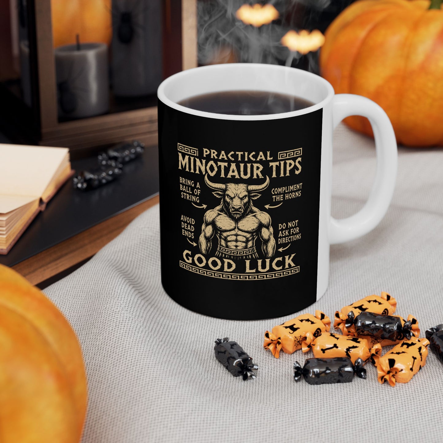 Practical Minotaur Tips Ceramic Mug, (11oz, 15oz)