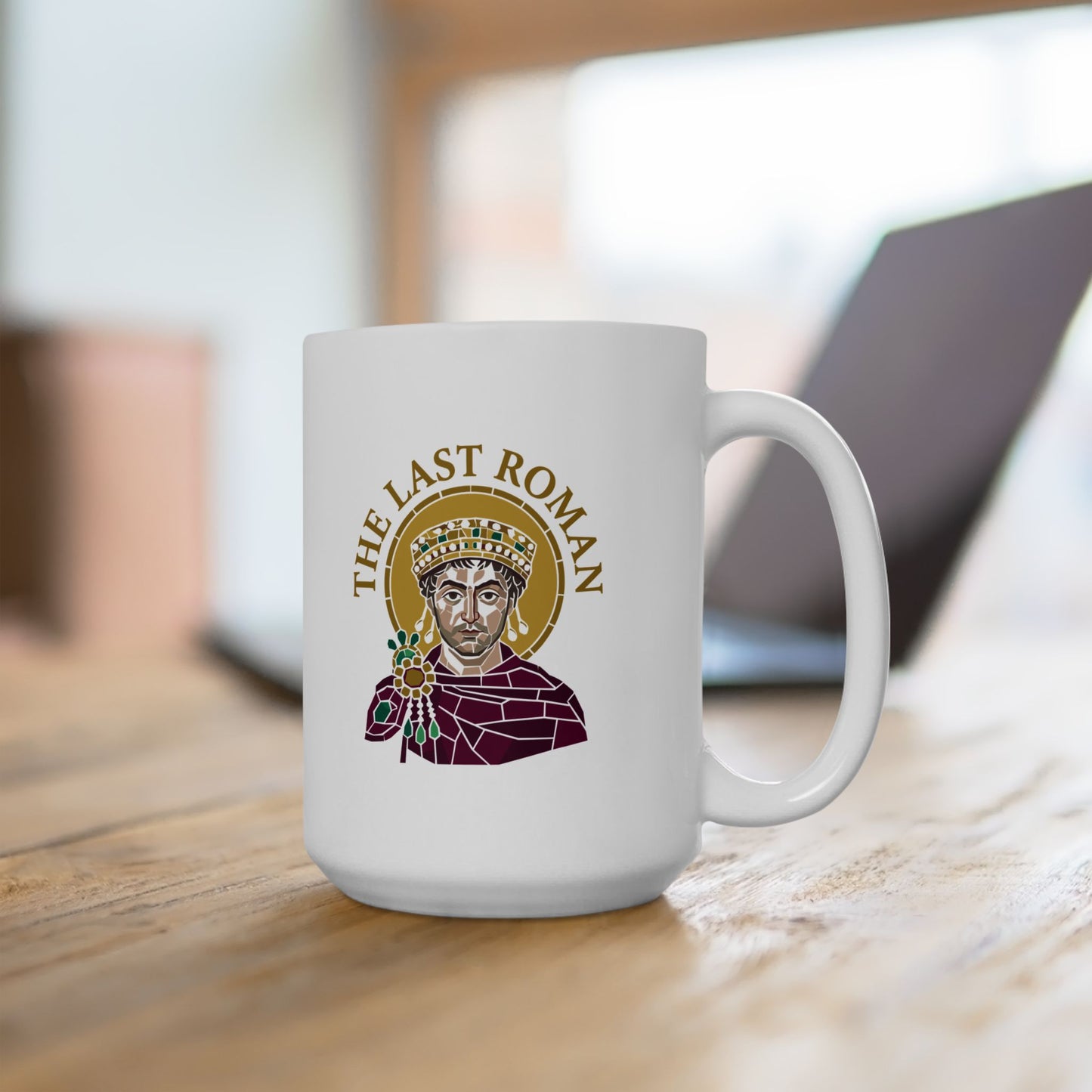 Justinian Last Roman Emperor Ceramic Mug, (11oz, 15oz)