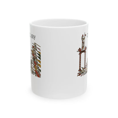 Hell Nay Bayeux Tapestry Meme Ceramic Mug, (11oz, 15oz)