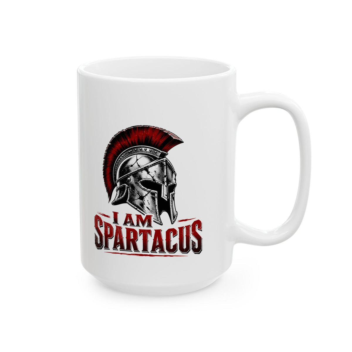 I Am Spartacus Helmet Ceramic Mug, (11oz, 15oz)