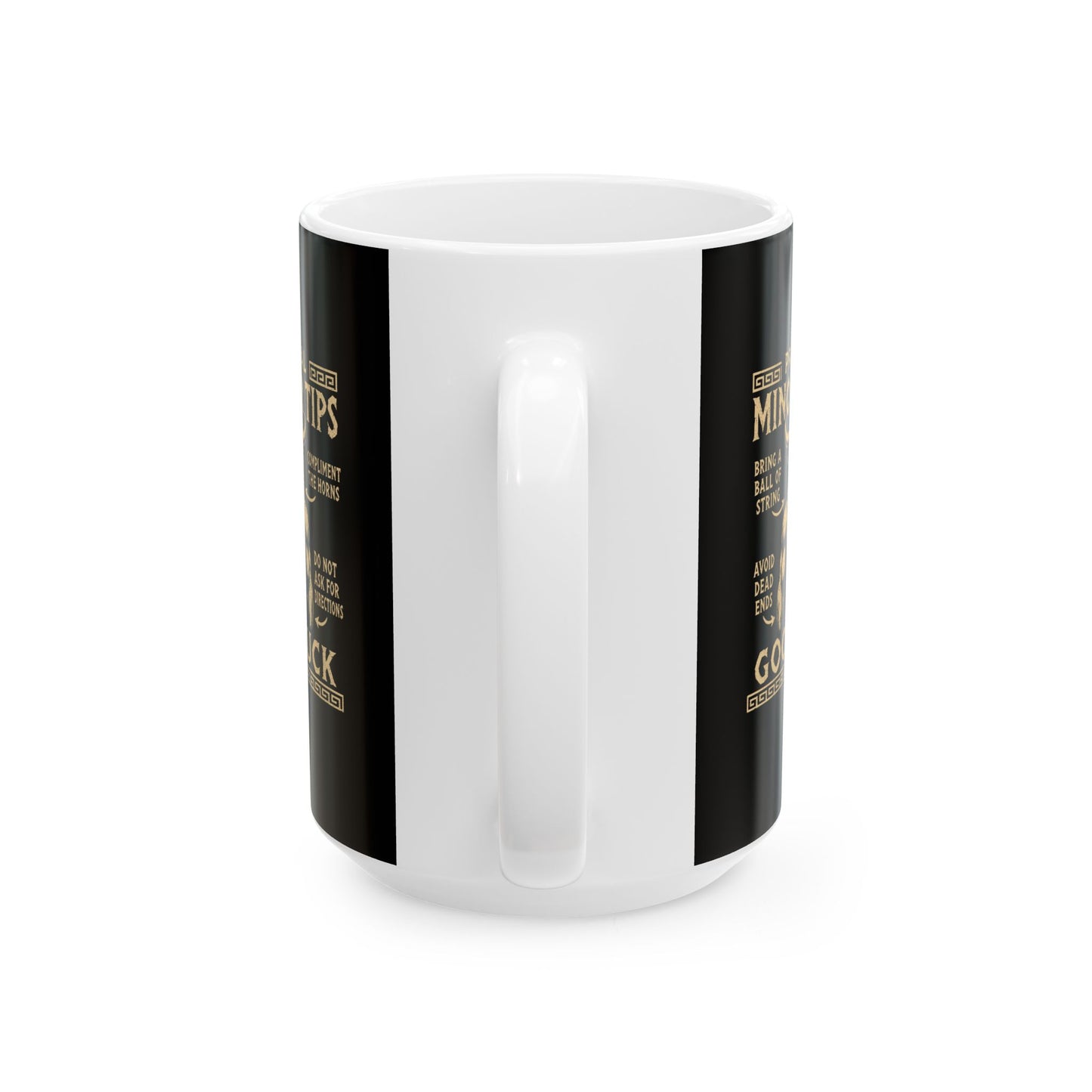 Practical Minotaur Tips Ceramic Mug, (11oz, 15oz)