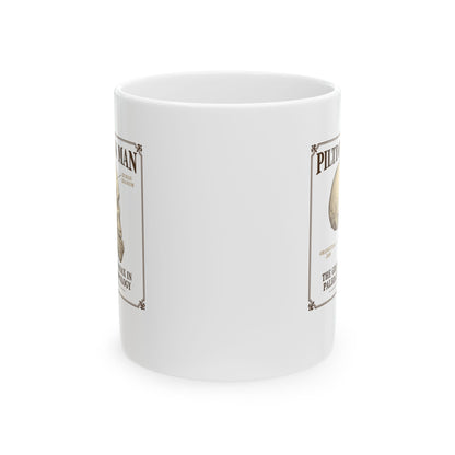 Piltdown Man Scientific Illustration Ceramic Mug, (11oz, 15oz)