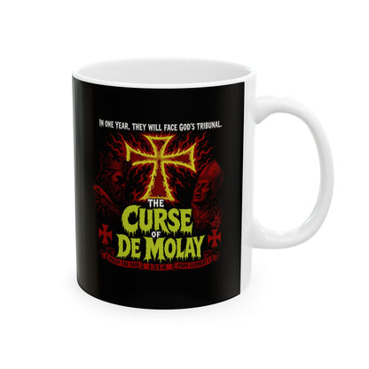 Curse of De Molay Templar B Movie Ceramic Mug, (11oz, 15oz)