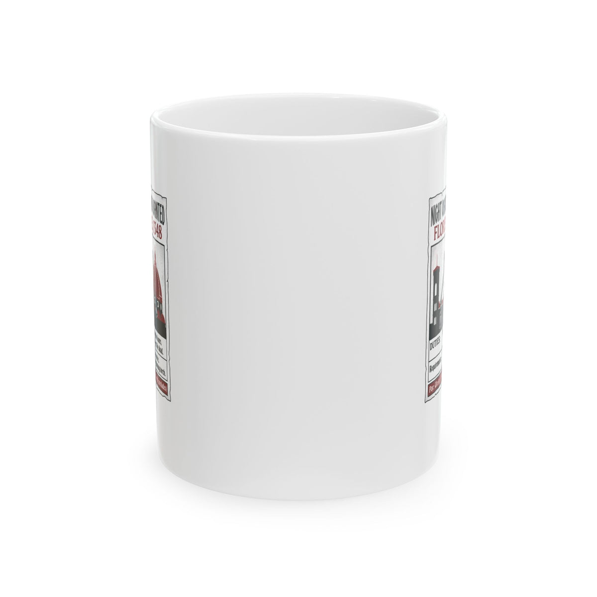 Night Watchman Wanted Ceramic Mug, (11oz, 15oz)