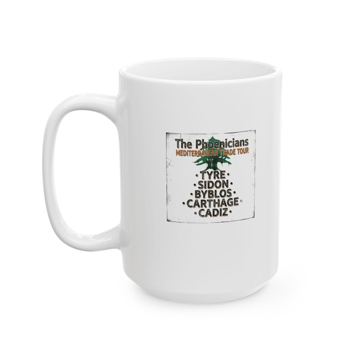 Pheonicians Mediterranean Trade Tour Ceramic Mug, (11oz, 15oz)