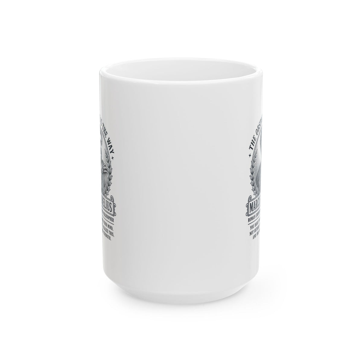 Aurelius Obstacle is the Way Ceramic Mug, (11oz, 15oz)