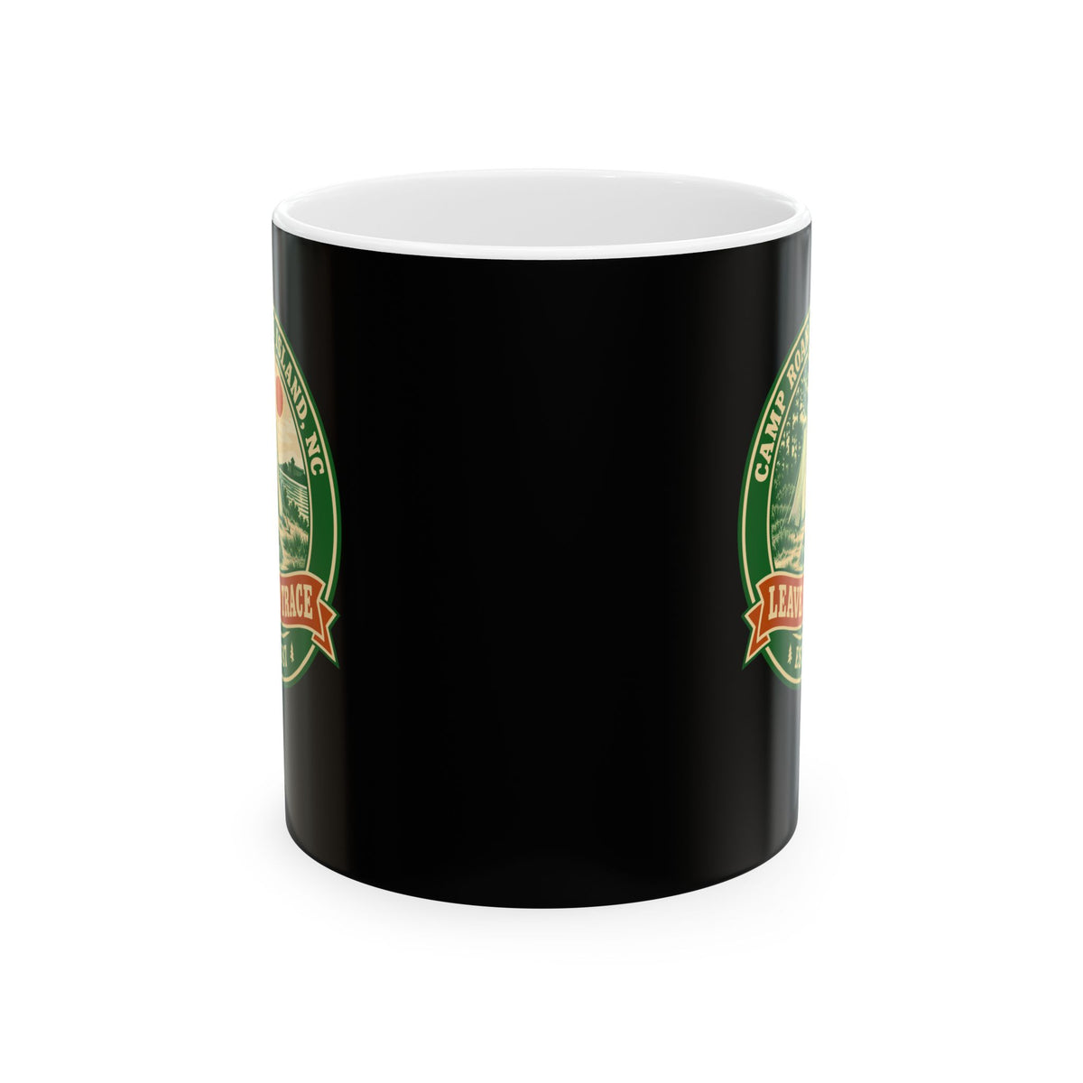 Camp Roanoke Leave No Trace Ceramic Mug, (11oz, 15oz)