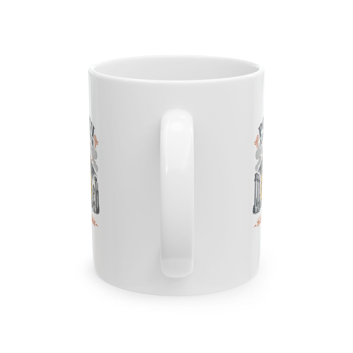 Pompeii Fun Run Beat the Heat Ceramic Mug, (11oz, 15oz)