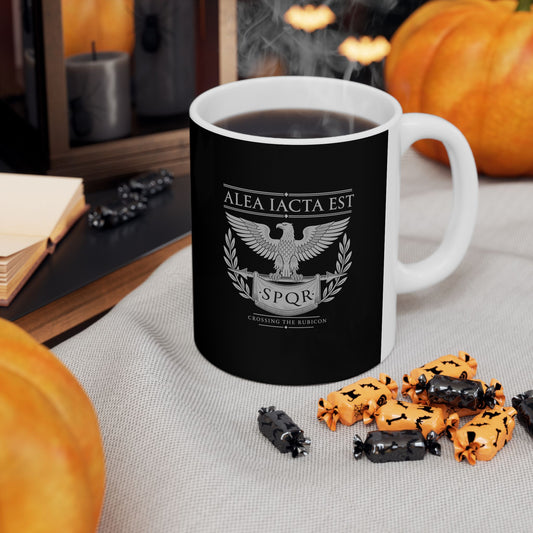 Alea Iacta Est Crossing Rubicon Ceramic Mug, (11oz, 15oz)