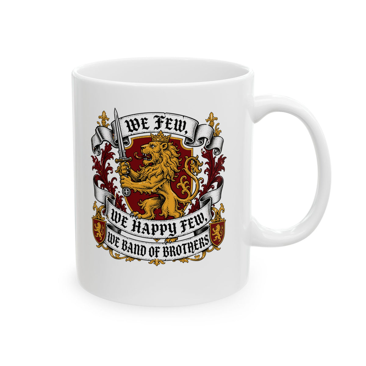 Band Of Brothers Quote Ceramic Mug, (11oz, 15oz)