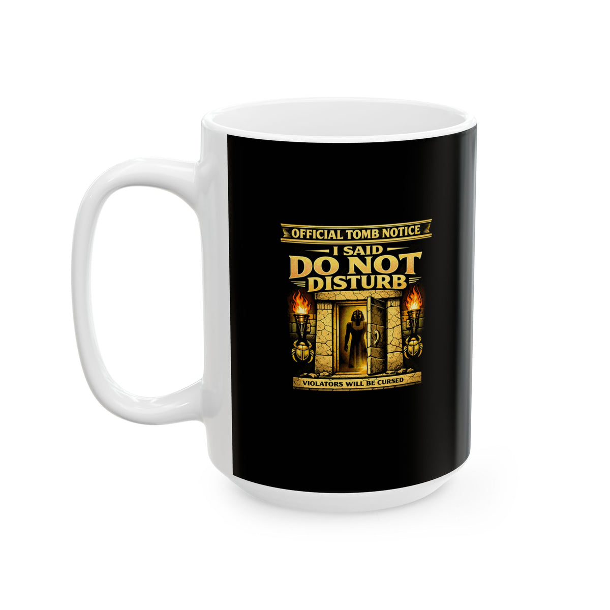King Tut's Curse Ceramic Mug, (11oz, 15oz)