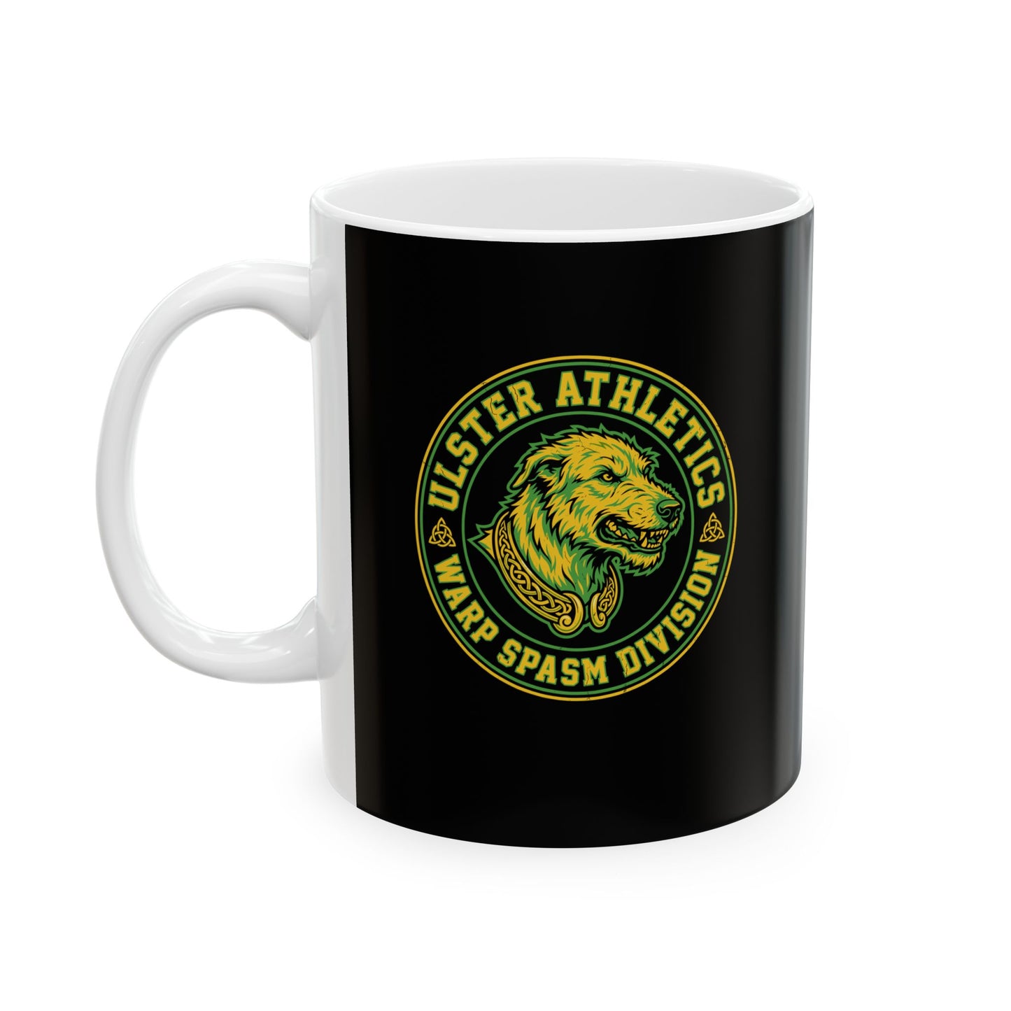 Cu Chulainna Warp Spasm Ceramic Mug, (11oz, 15oz)
