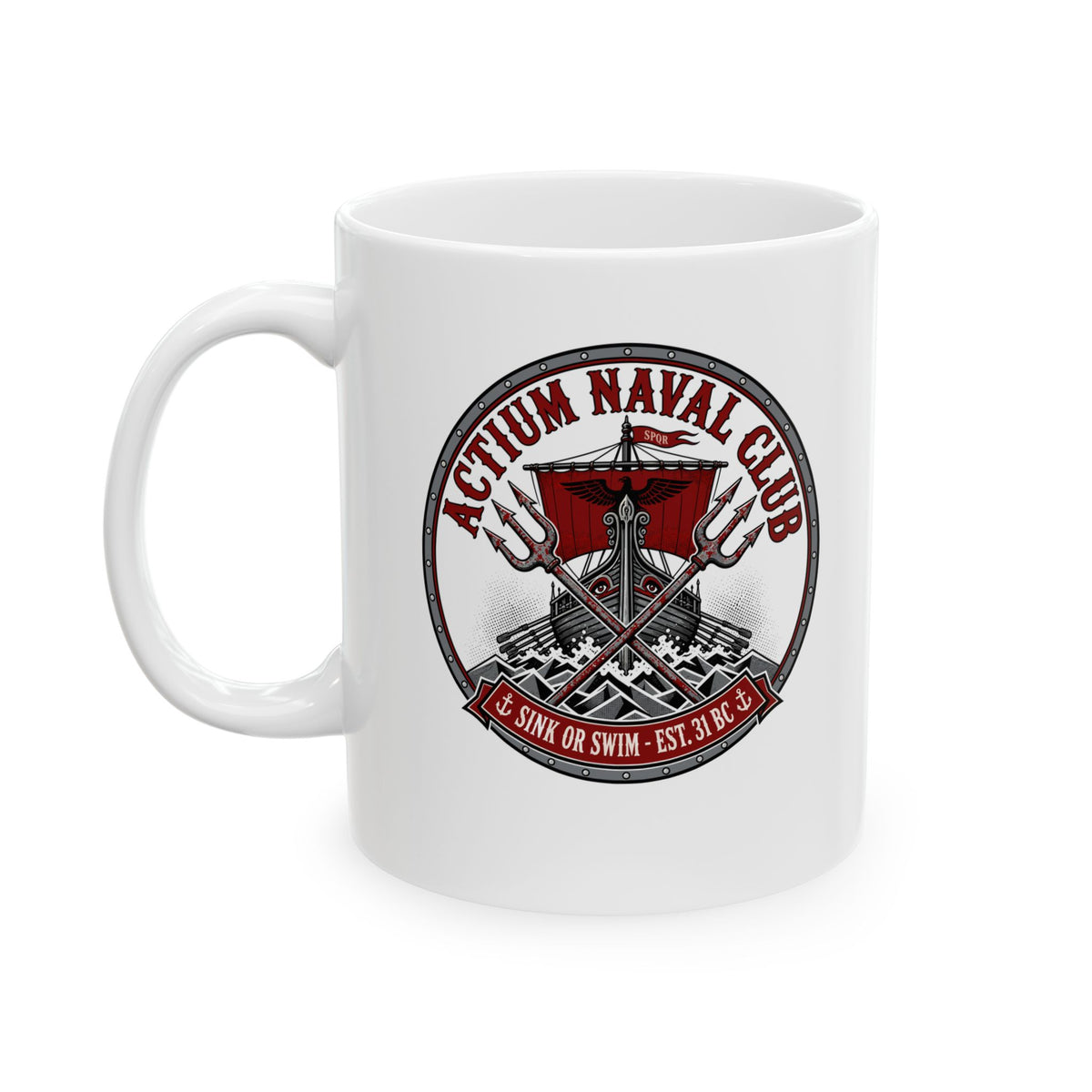 Actium Naval Club Ceramic Mug, (11oz, 15oz)