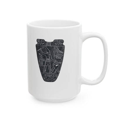Egyptian Narmer Palette Ceramic Mug, (11oz, 15oz)
