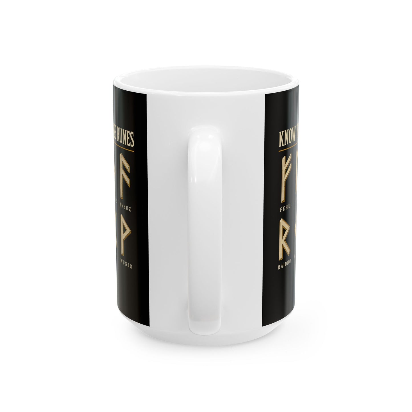 Know Your Norse Runes Ceramic Mug, (11oz, 15oz)