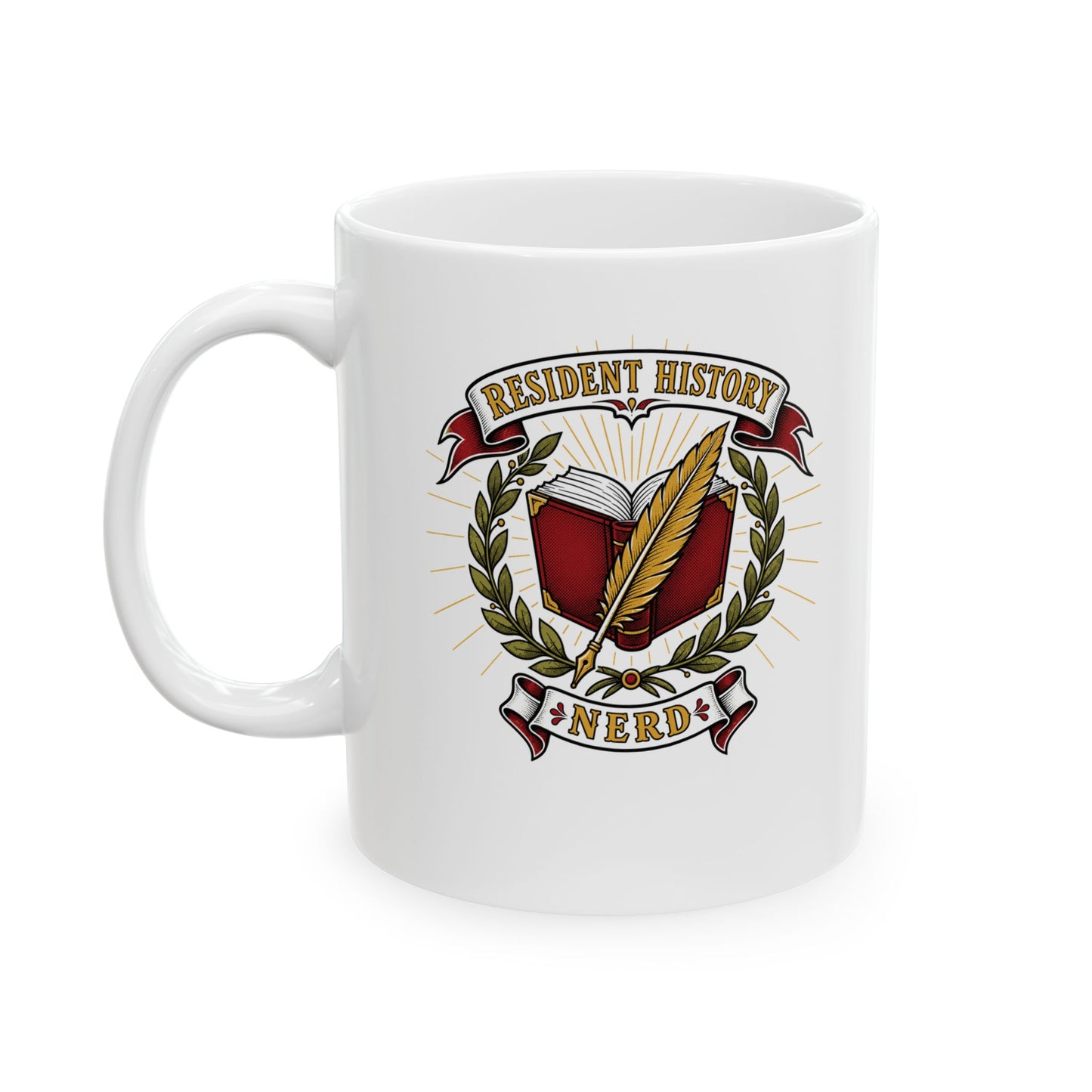 Resident History Nerd Ceramic Mug, (11oz, 15oz)