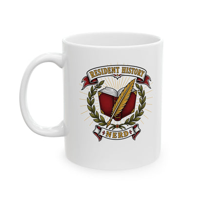 Resident History Nerd Ceramic Mug, (11oz, 15oz)