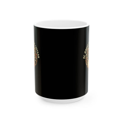 But First Coffee in Old English Ceramic Mug, (11oz, 15oz)