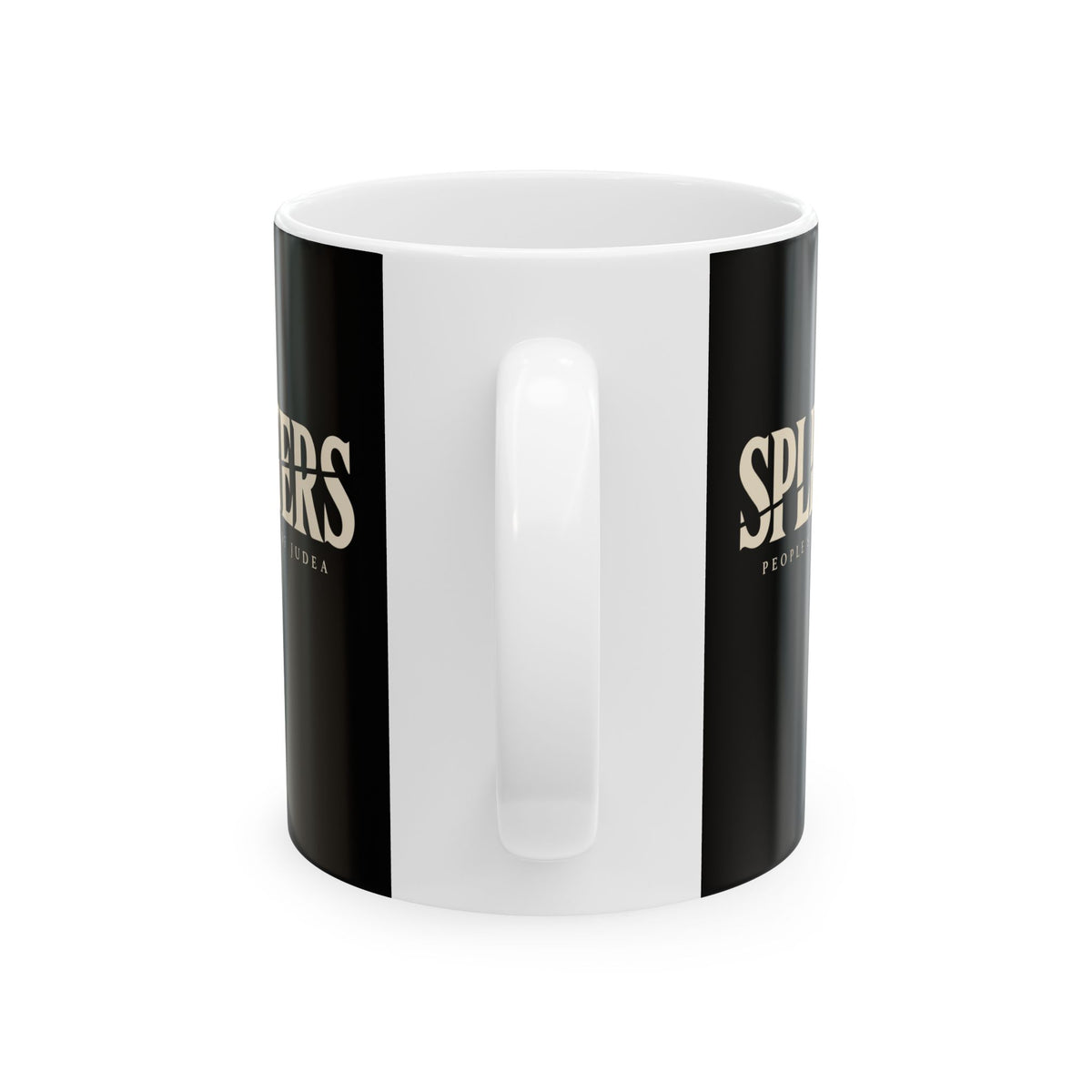 Splitters Fractured Inscription Ceramic Mug, (11oz, 15oz)