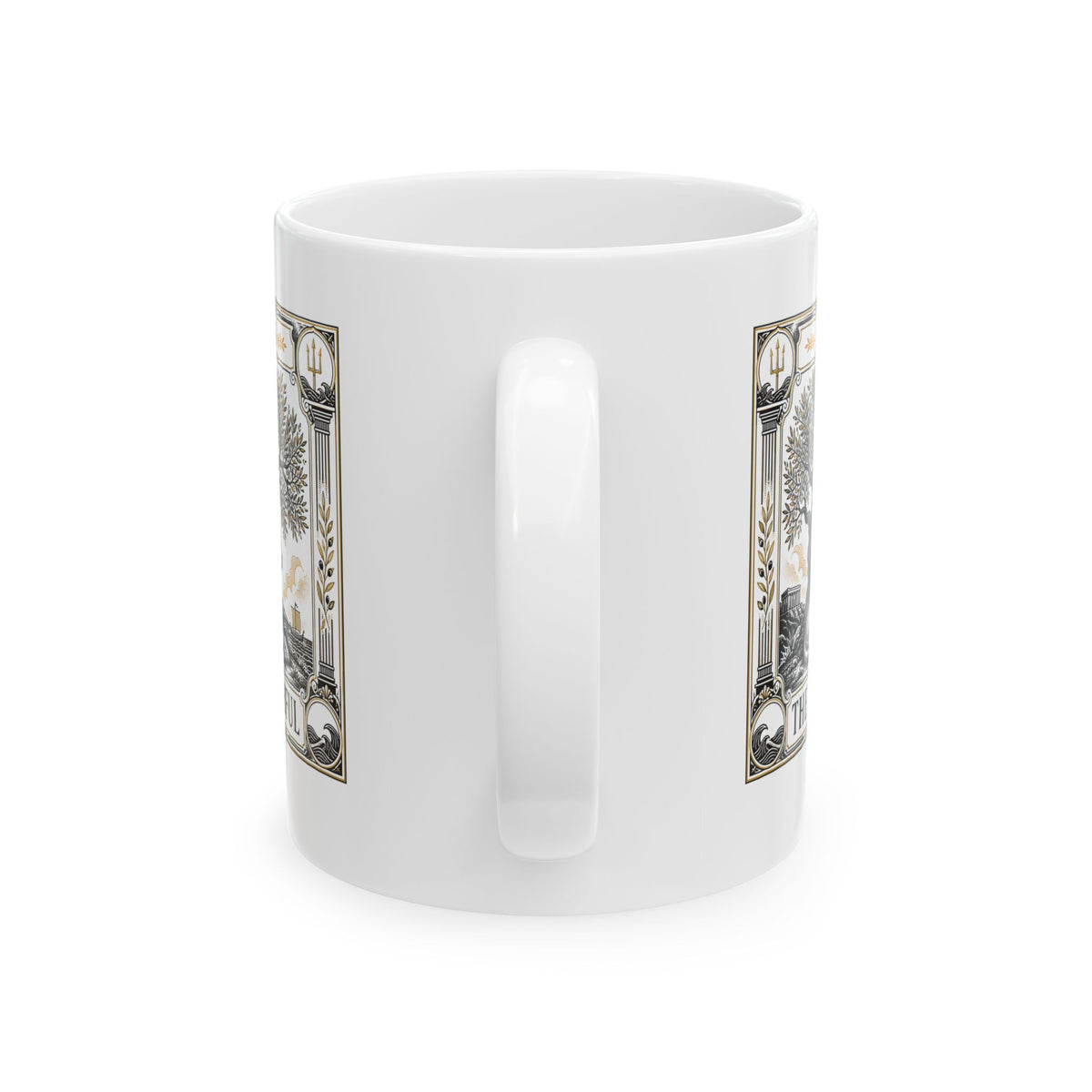 Faithful Argos Tarot Style Ceramic Mug, (11oz, 15oz)