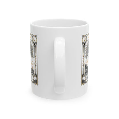 Faithful Argos Tarot Style Ceramic Mug, (11oz, 15oz)