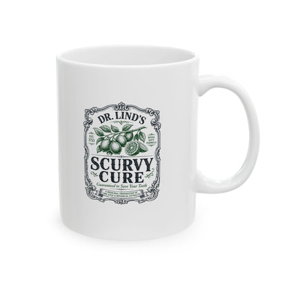 Dr. Lind's Scurvy Cure Ceramic Mug, (11oz, 15oz)