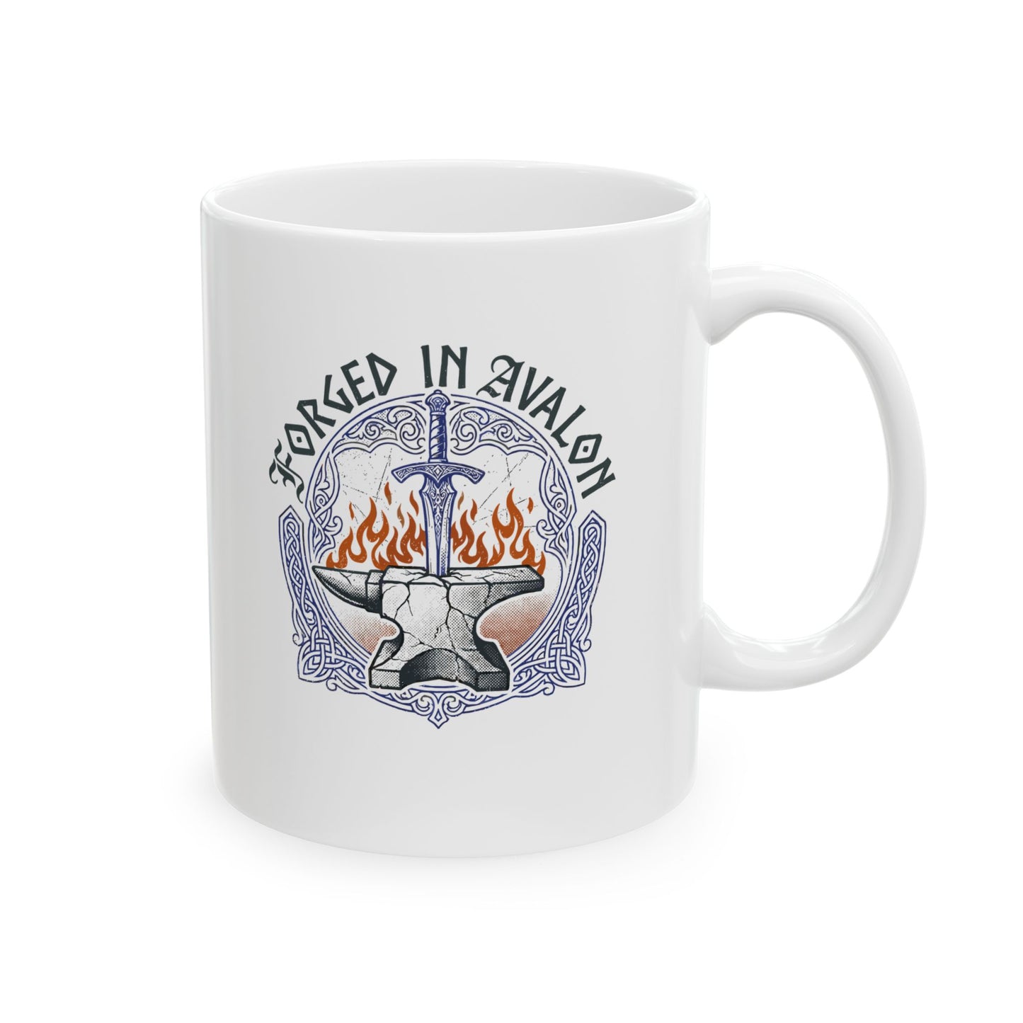 Excalibur Forged in Avalon Ceramic Mug, (11oz, 15oz)