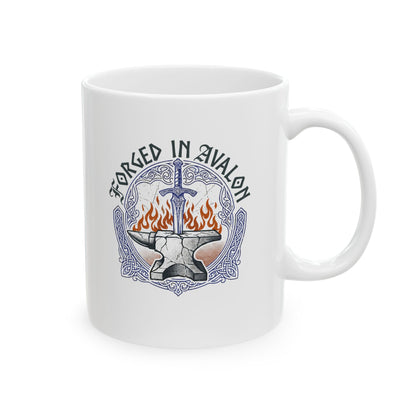 Excalibur Forged in Avalon Ceramic Mug, (11oz, 15oz)