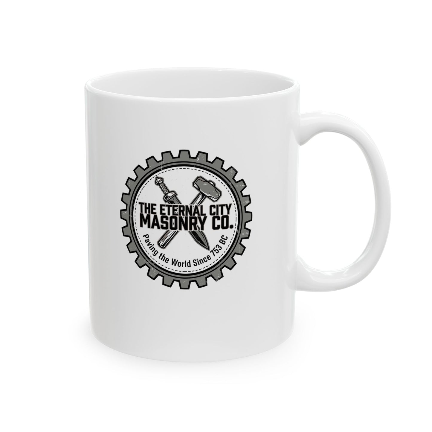 Eternal City Masonry Ceramic Mug, (11oz, 15oz)