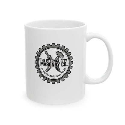 Eternal City Masonry Ceramic Mug, (11oz, 15oz)