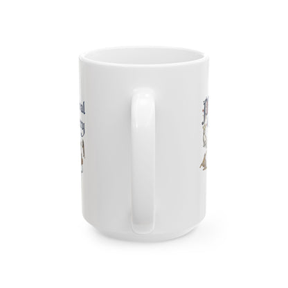 Medieval Cattery Cat Marginalia Ceramic Mug, (11oz, 15oz)