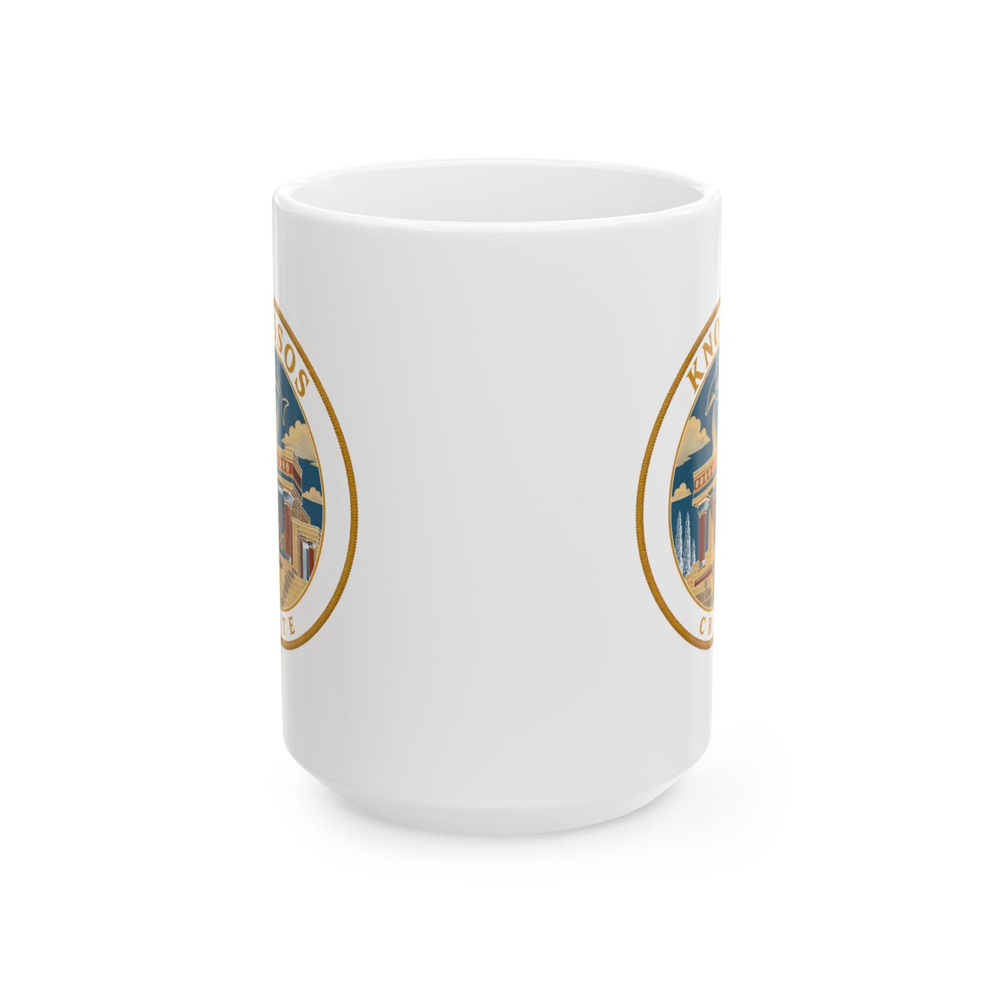 Knossos Crete Palace Patch Ceramic Mug, (11oz, 15oz)
