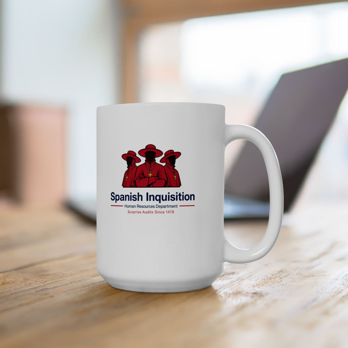 Spanish Inquisition HR Logo Ceramic Mug, (11oz, 15oz)