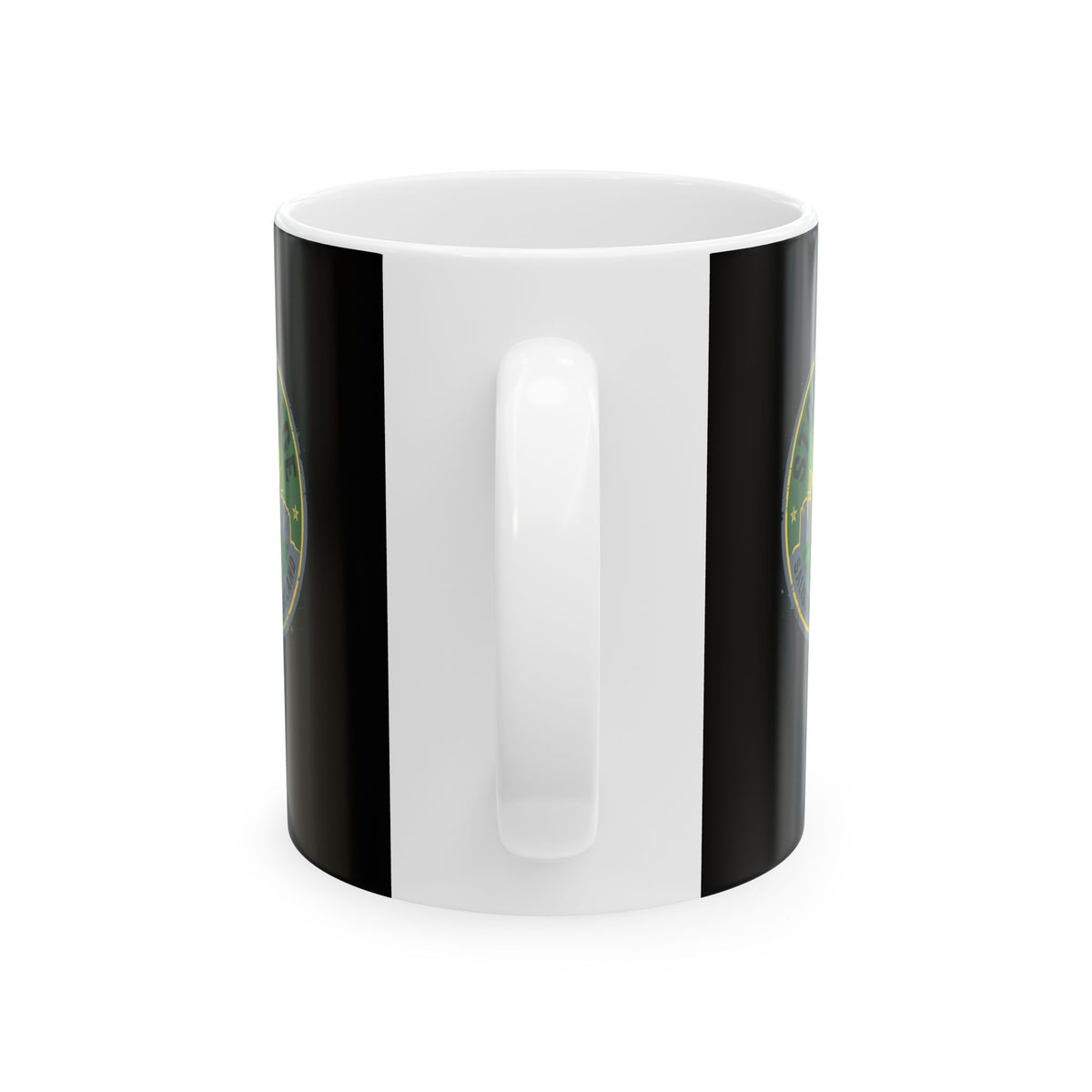 Stone Henge Badge Ceramic Mug, (11oz, 15oz)