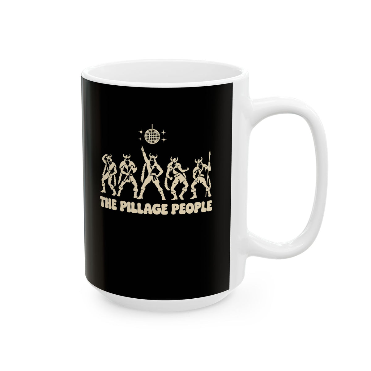 The Pillage People Silhouettes  Ceramic Mug, (11oz, 15oz)
