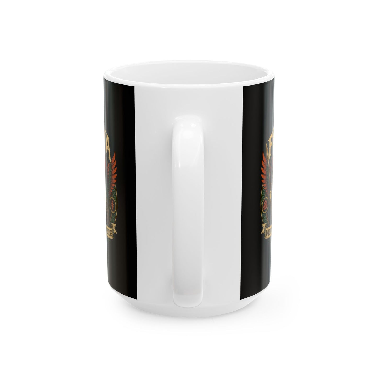 Freya Warrior Queen of the Valkyries Ceramic Mug, (11oz, 15oz)