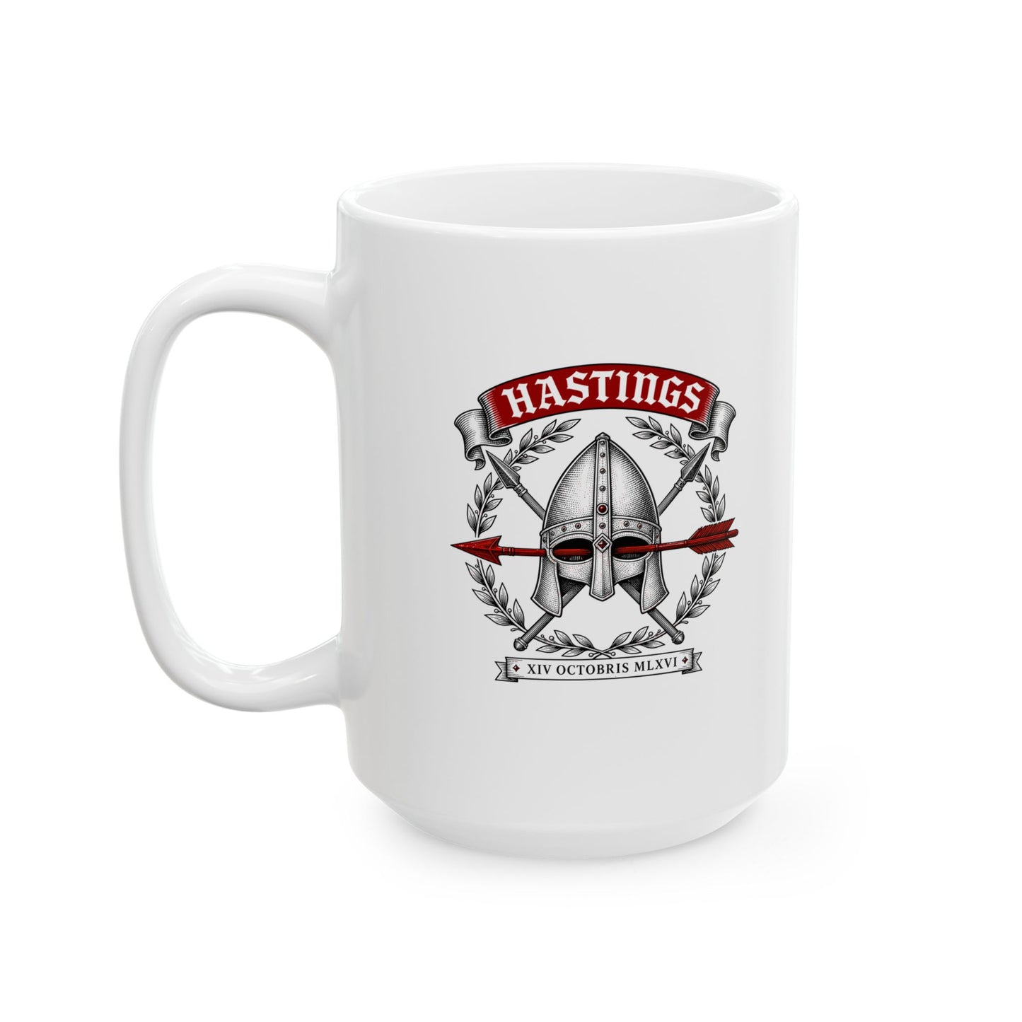 Hastings Helmet Ceramic Mug, (11oz, 15oz)