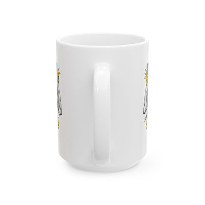 Plato Left the Cave for This Ceramic Mug, (11oz, 15oz)