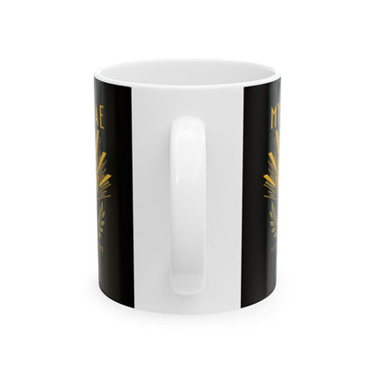 Mask of Agamemnon Mycenae Ceramic Mug, (11oz, 15oz)