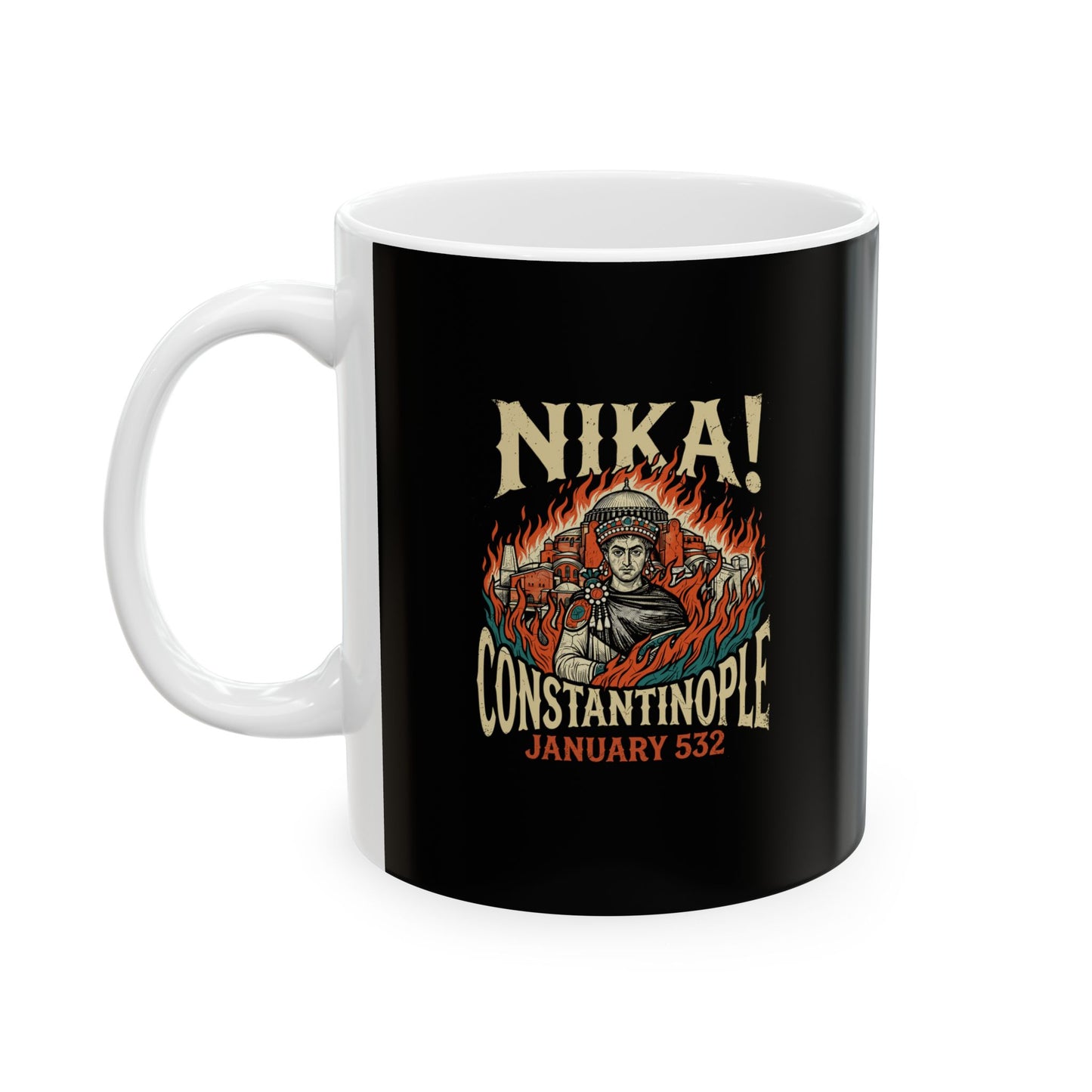 Nika Riots Constantinople Ceramic Mug, (11oz, 15oz)