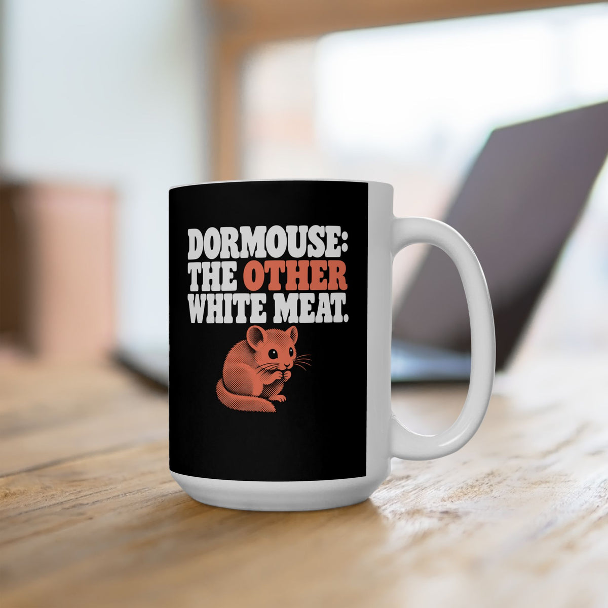 Dormouse Other White Meat Ceramic Mug, (11oz, 15oz)